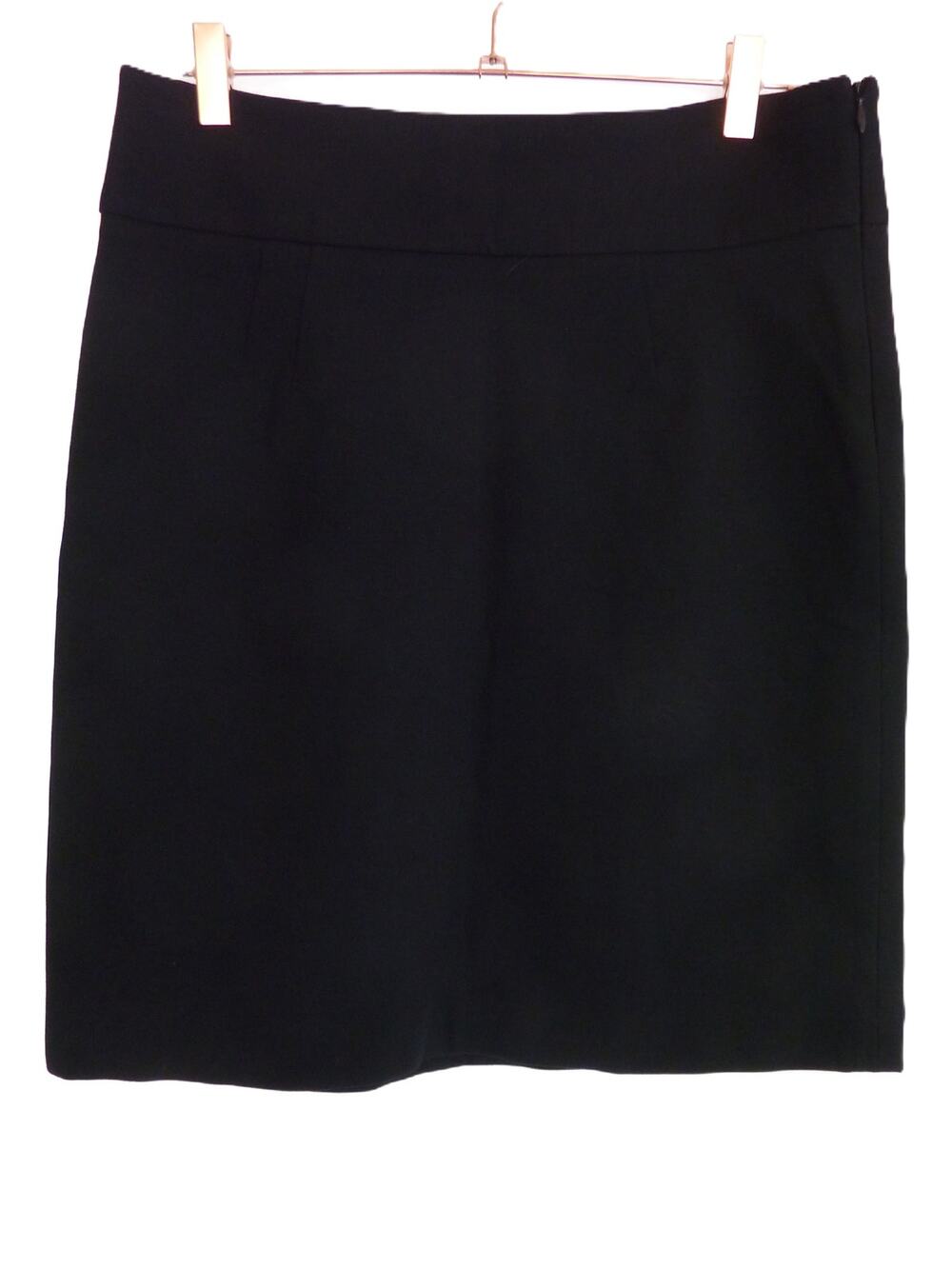 Banana Republic Womens Skirt Size 8 Black Rayon Blend Knee Length Pencil Work